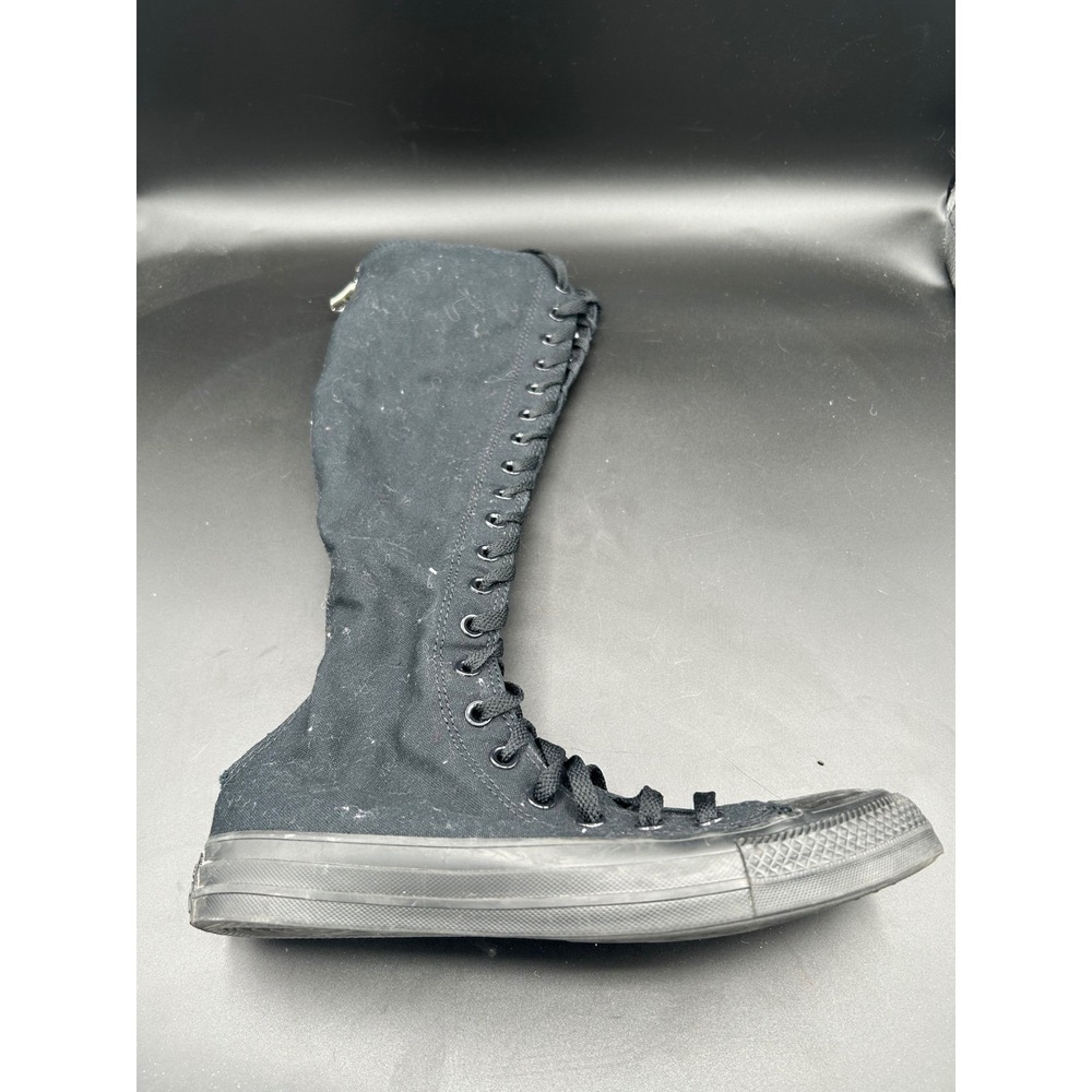 Converse Chuck Taylor All Star XX-Hi Knee High Black Boots A12325C Mens 6 Wmns 8